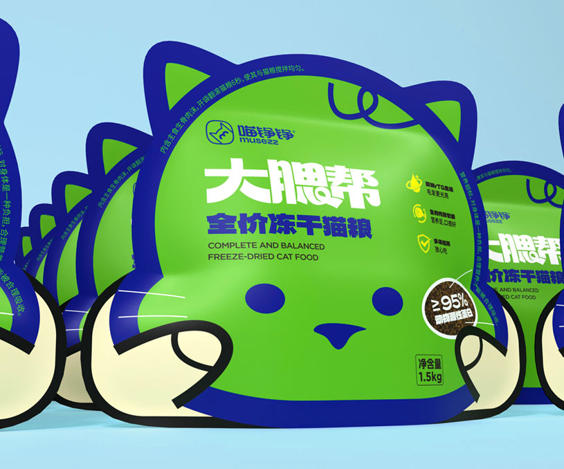 喵錚錚全價貓糧包裝設計